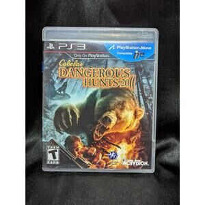 Cabela's Dangerous Hunts 2011 (PlayStation 3, 2010) Complete w/ Manual